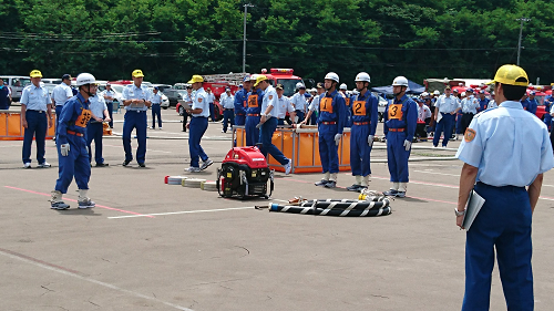 能代市山本郡消防競技大会04