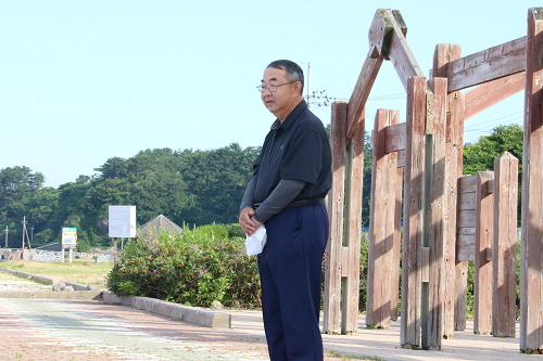 写真：八森地区海岸クリーンアップ1