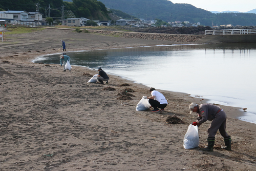 写真：八森地区海岸クリーンアップ2