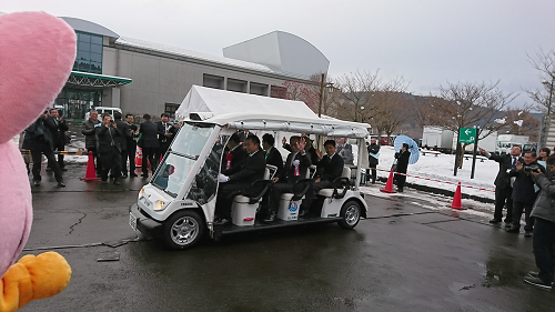 道の駅「かみこあに」を拠点とした自動運転サービス実証実験開始式04