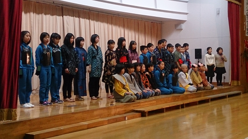 水沢小学校閉校式５