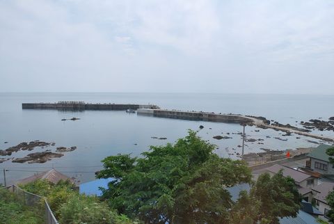 写真:漁火の館から見える漁村の風景