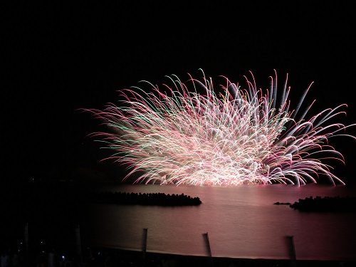 写真:雄島花火大会の様子その2