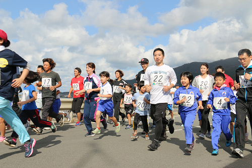 写真:レース中の様子