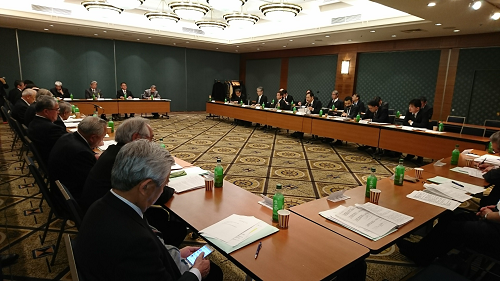 写真:全国市町村水産業振興対策協議会理事会全体の写真