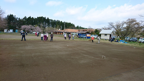 写真:ゲートボール大会の様子3