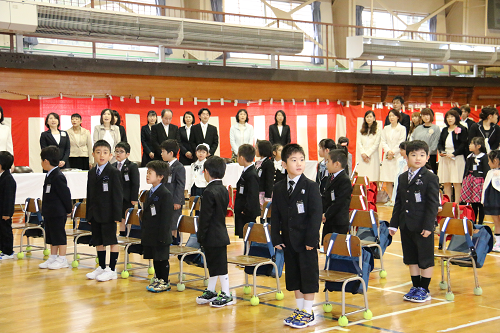 写真:新入生の様子