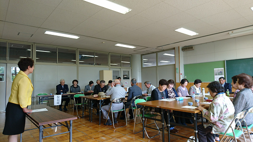 写真:八峰町遺族会総会の様子1