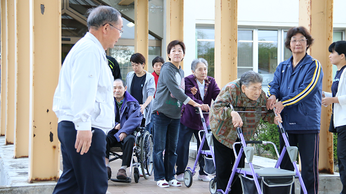 写真:総合防災訓練の様子1