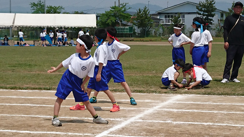 写真:リレーの様子