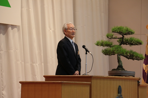 写真:教育長祝辞