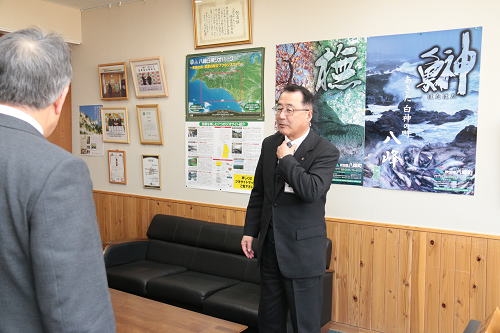 写真:菊子地域振興局長