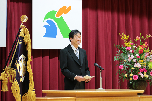 写真:入学式の様子