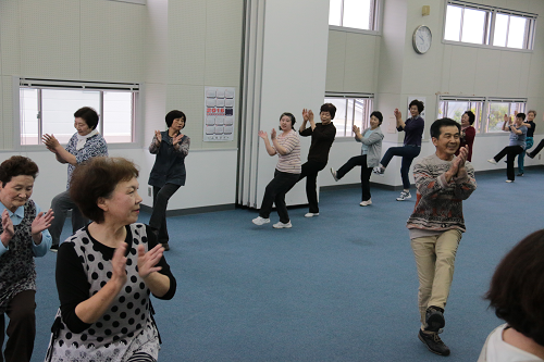 写真:踊り講習会