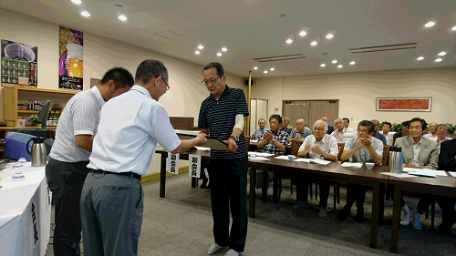 写真:八峰町防犯協会総会1