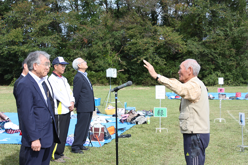 写真:選手宣誓