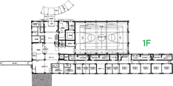 平面図：1F